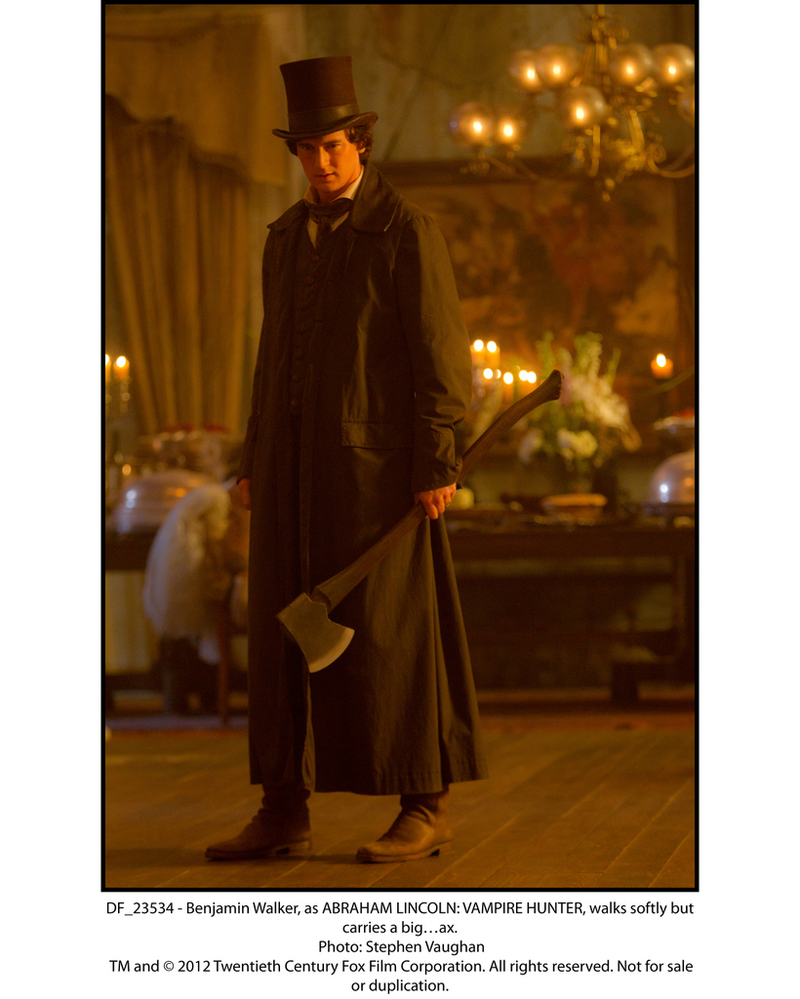 Illustration for article titled Abraham Lincoln: Vampire Hunter photos reveal old-school vampire-killing secrets